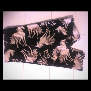 LuLaRoe Unicorn Print Leggings OS